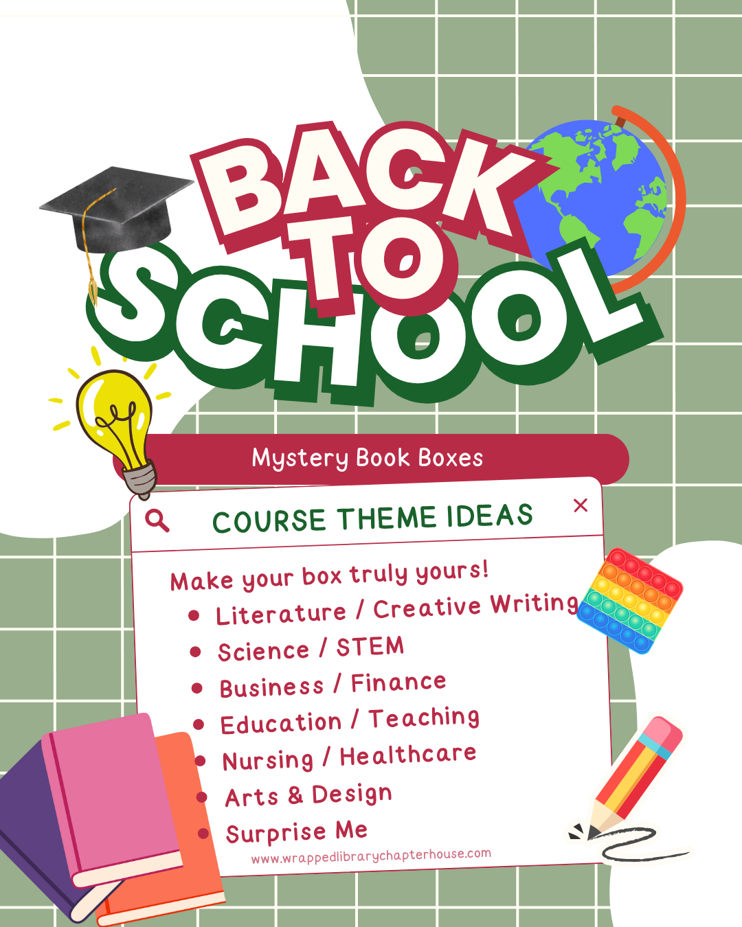 Back to School Book Boxes