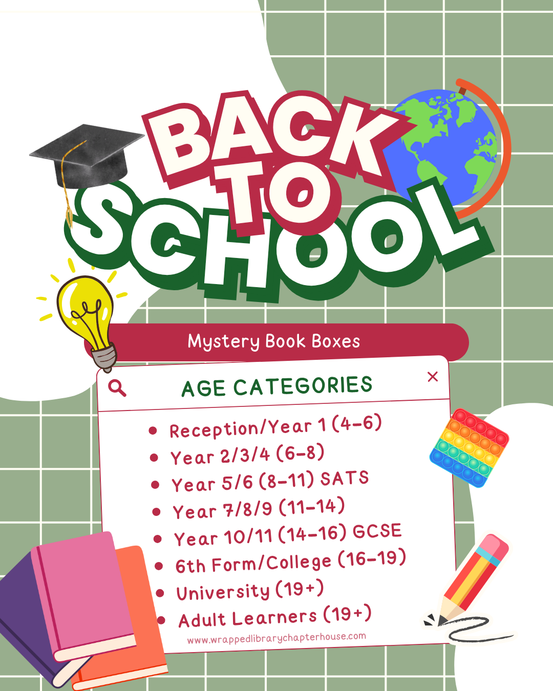 Back to School Book Boxes